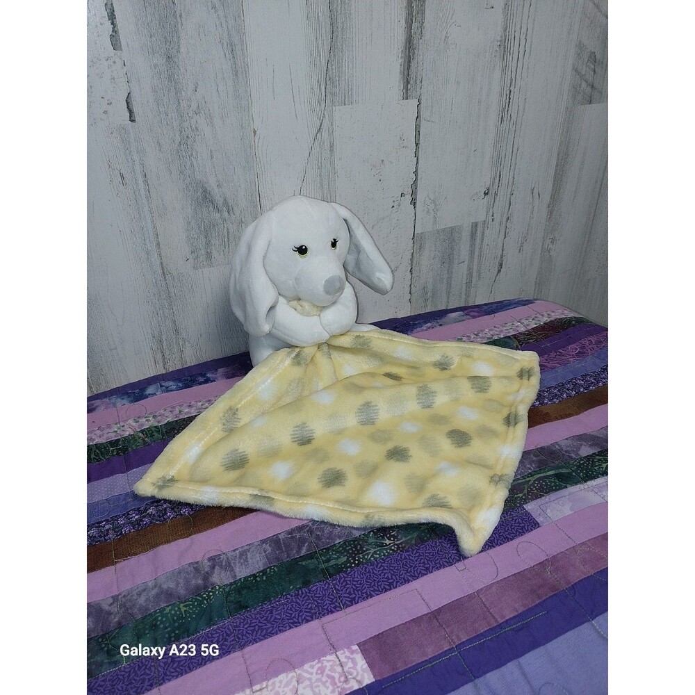 Little Beginnings Yellow Bunny Rabbit Security Blanket Lovey Lovie